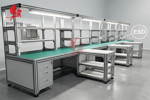 BÀN THAO TÁC ESD LÀ GÌ? TIÊU CHUẨN KỸ THUẬT VÀ CÁCH CHỌN ĐÚNG CHO NHÀ XƯỞNG