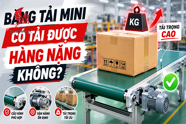 Băng Tải Mini Có Tải Được Hàng Nặng Không?