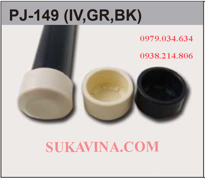 Nút nhựa bịt ống PJ-149 (IV, GR, BK)